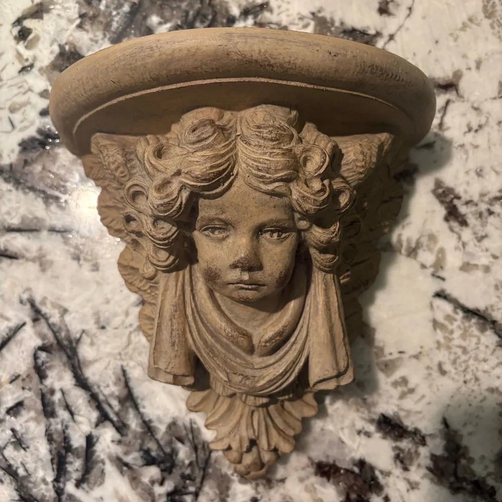 Angel Cherub Wall Shelf French Country Cottagecore Old World European Decor